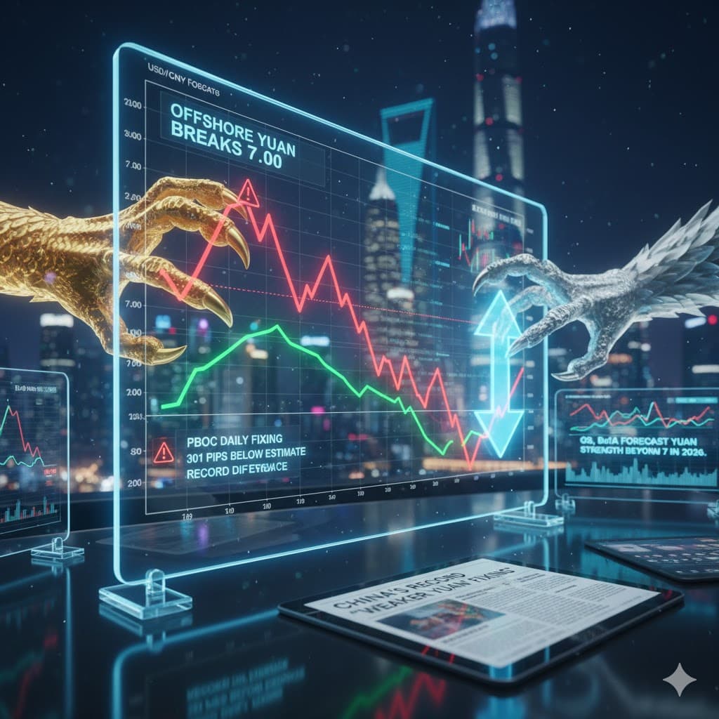 الصين تُضعف سعر اليوان المرجعي لتخفيف وتيرة ارتفاع العملة