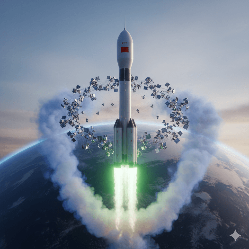 الصين تطلق صاروخ “لونغ مارش-8 أيه” حاملاً مجموعة جديدة من أقمار الإنترنت
