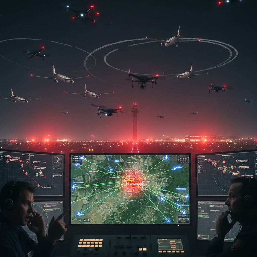 طائرات مسيّرة تغلق مجال هانوفر الجوي 3 ساعات وتؤثر على 7 رحلات