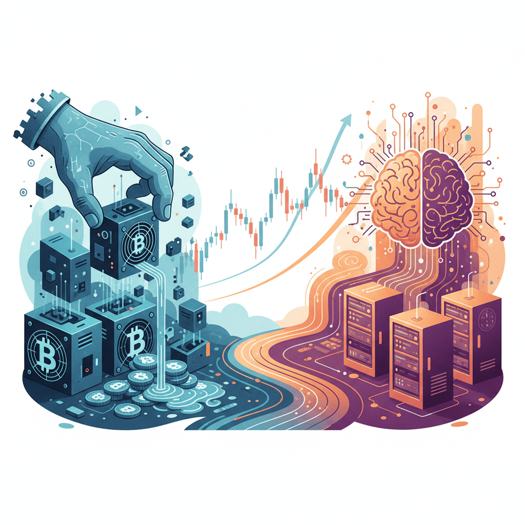 عمالقة تعدين بيتكوين يتجهون نحو الذكاء الاصطناعي