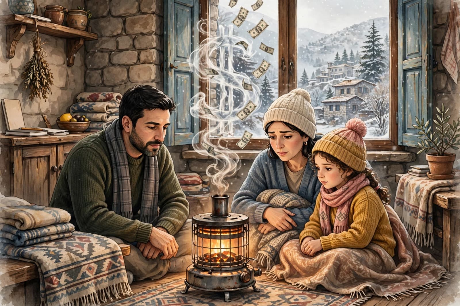 شتاء لبنان...حين تصبح التدفئة عبئًا يفوق الإحتمال