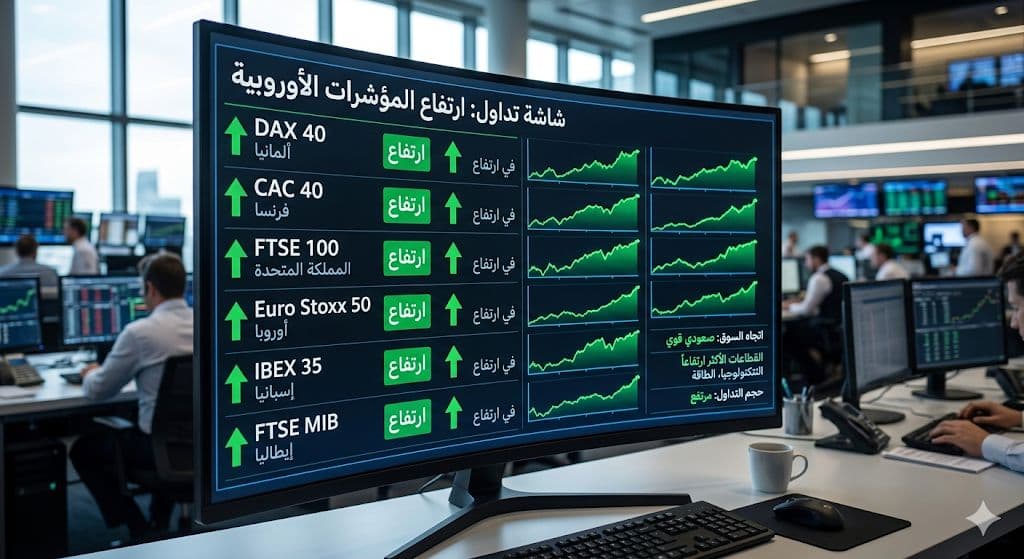 أسهم أوروبا ترتفع مع تراجع أسعار النفط وسط هشاشة وقف إطلاق النار بين أميركا وإيران