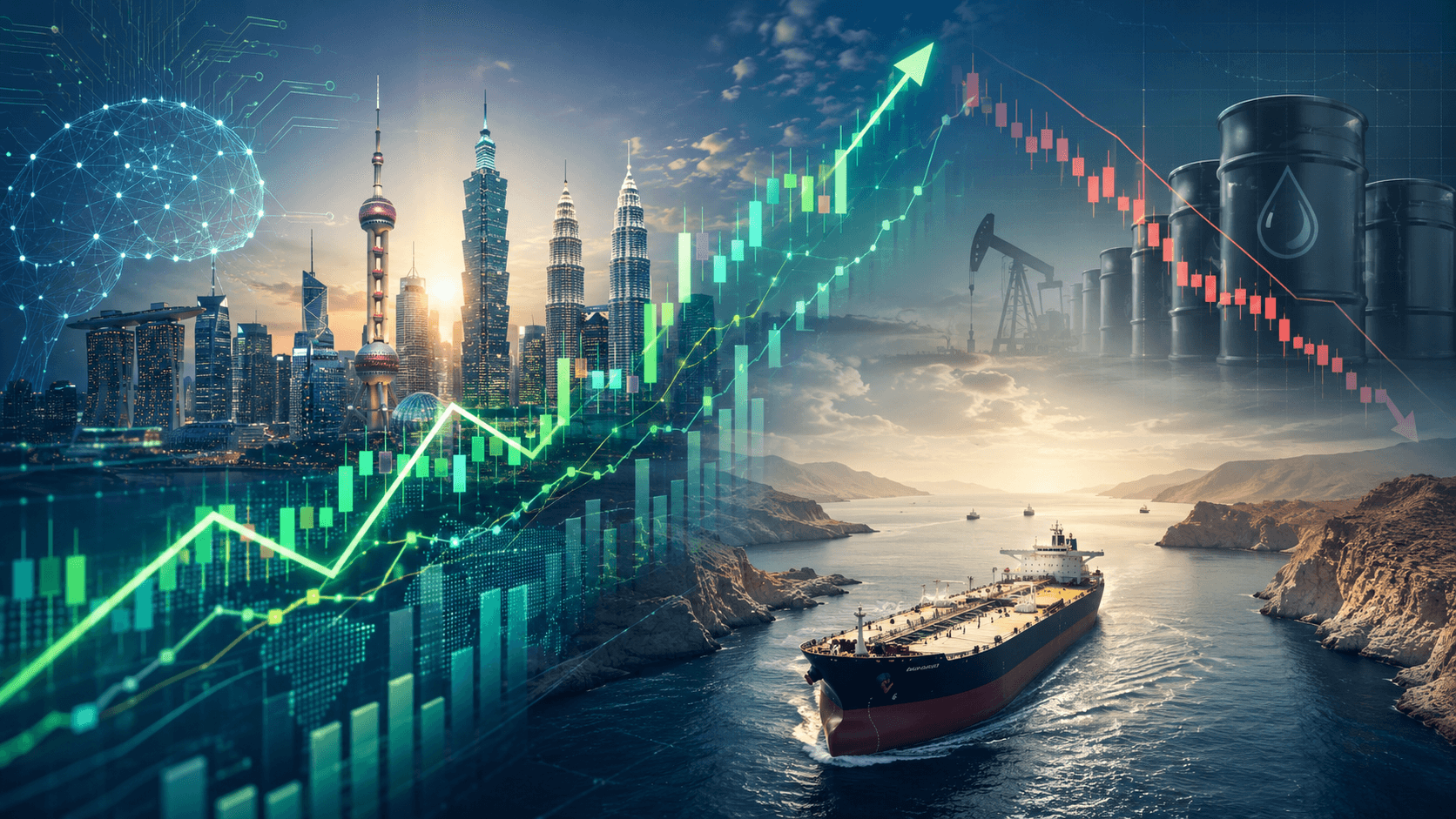 الأسهم الآسيوية ترتفع بدعم آمال إعادة فتح مضيق هرمز وتراجع النفط