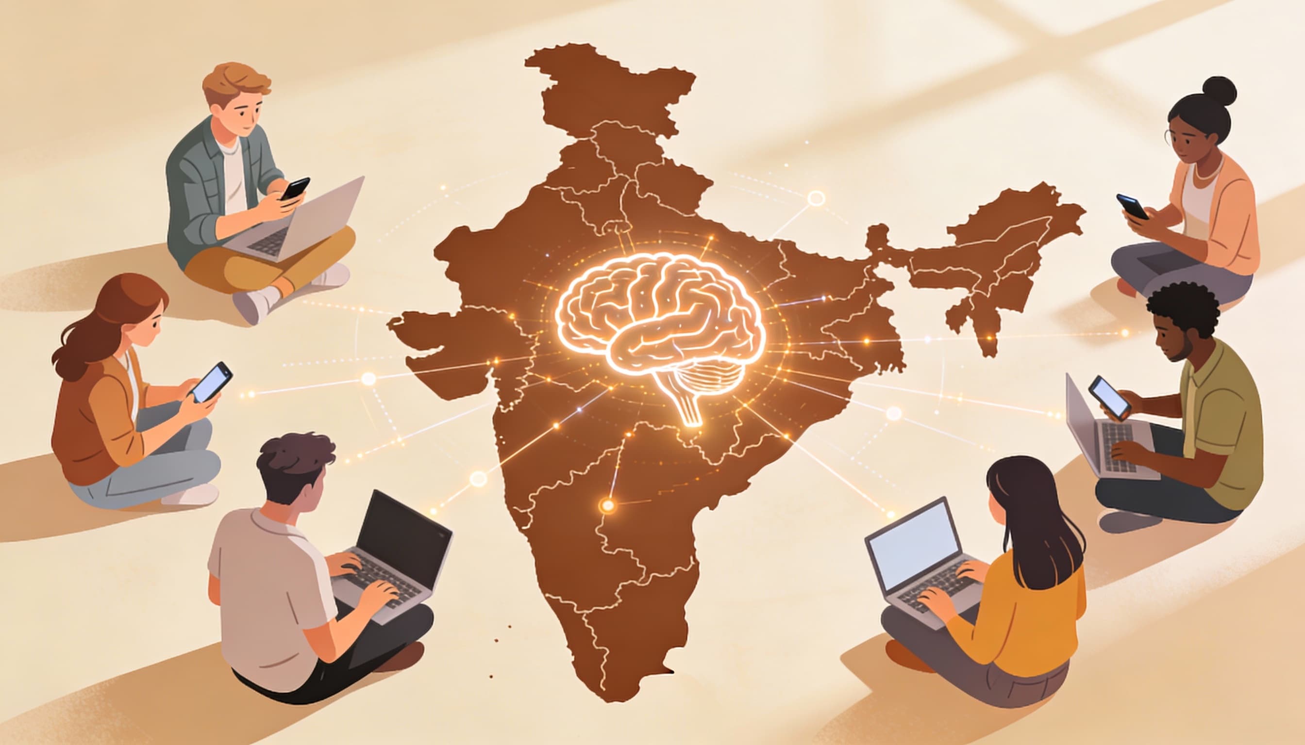 الهند تتصدر عالميًا نماذج الذكاء الاصطناعي وسوق بقيمة 1.4 مليار مستهلك