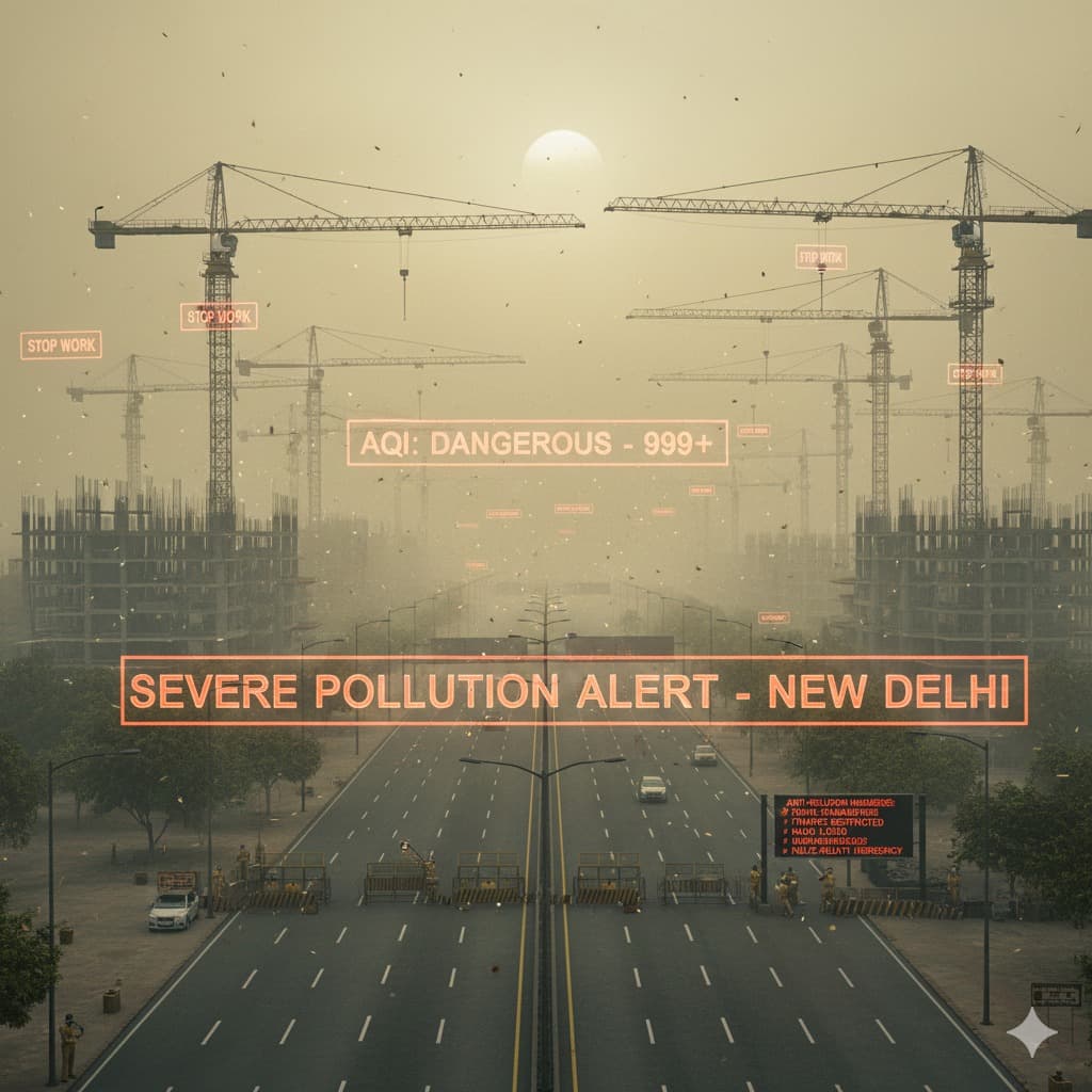 الهند تشدد قيود التلوث في نيودلهي وتوقف أعمال البناء غير الضرورية