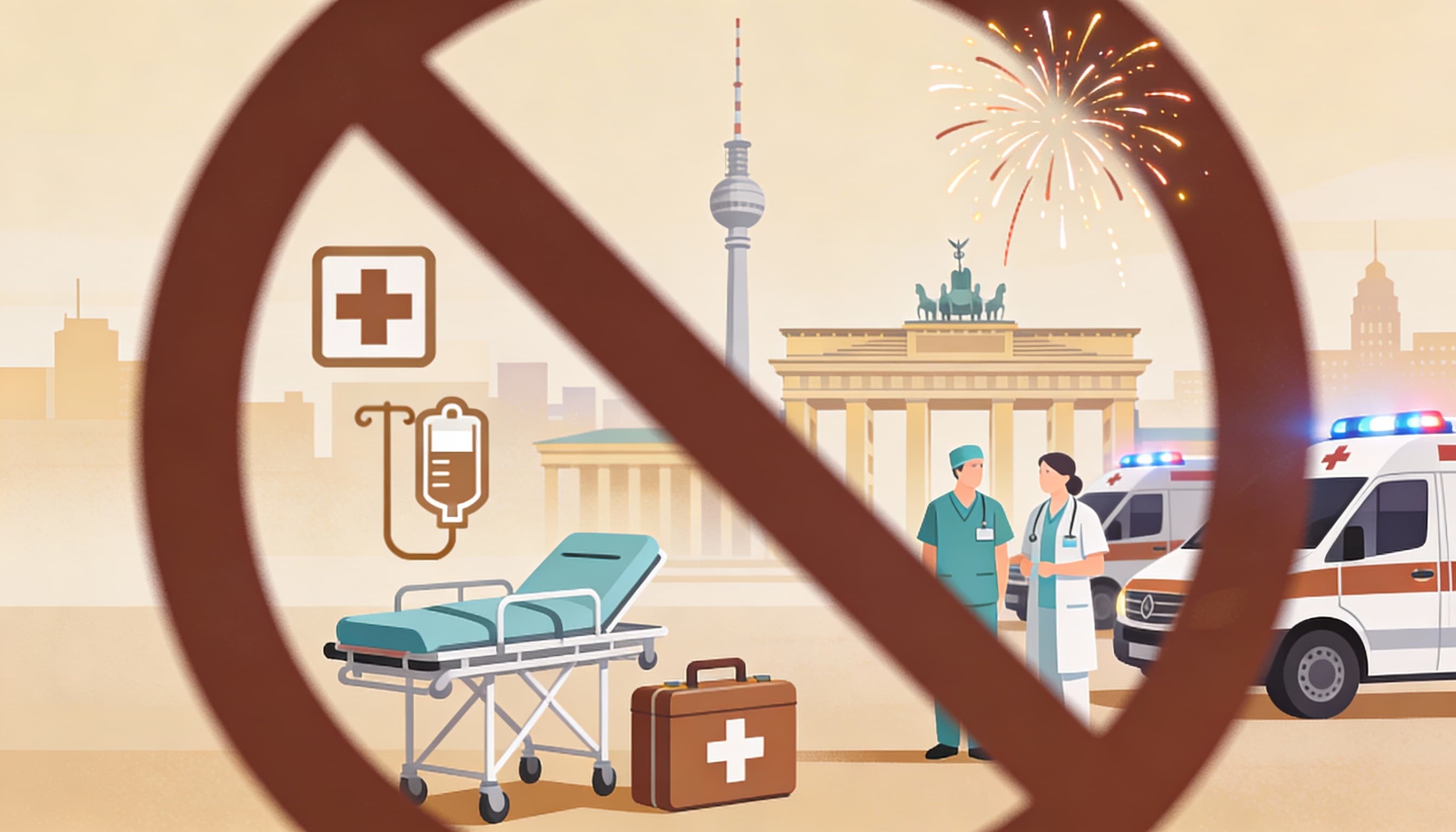 أطباء ألمانيا يطالبون بحظر المفرقعات قبل رأس السنة