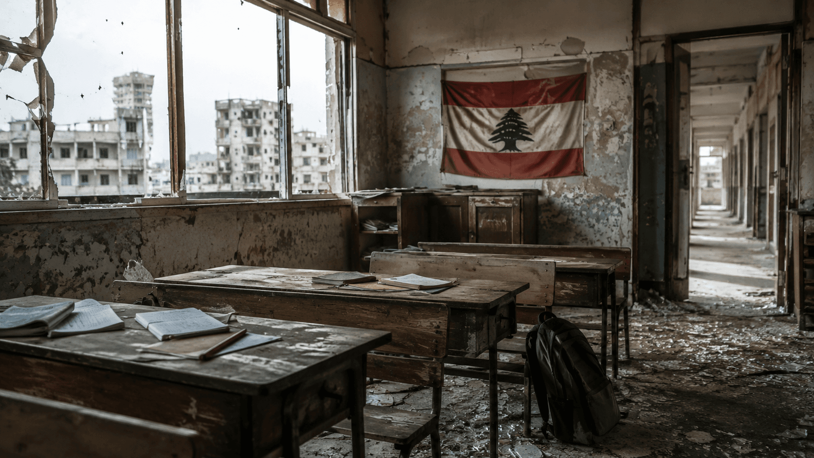 الحرب والأزمات تهددان مستقبل التعليم في لبنان