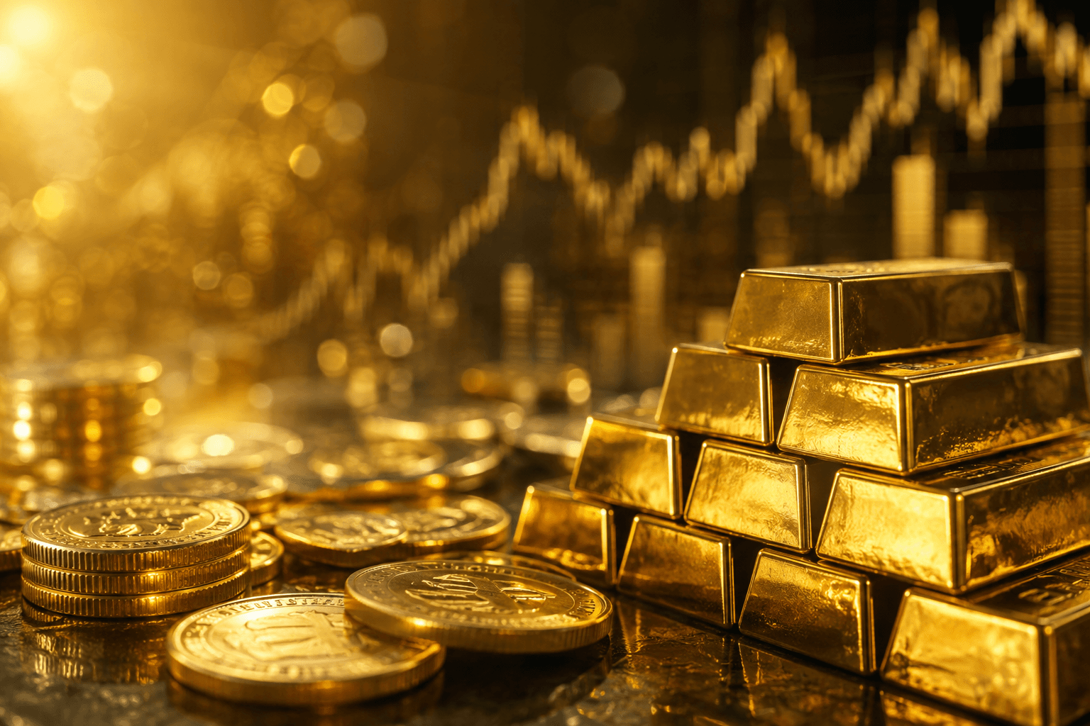 الذهب يرتفع 0.5% مع ترقب تصريحات رئيس الاحتياطي الفيدرالي
