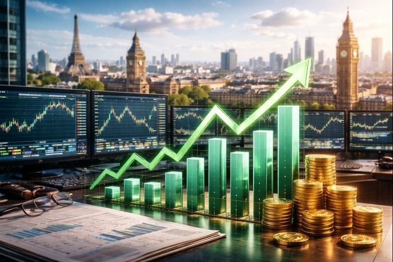 ارتفاع الأسهم الأوروبية وسط إقبال المستثمرين على شراء الأسهم الدفاعية 