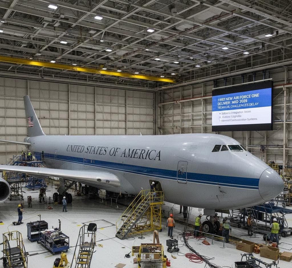 الولايات المتحدة تؤجل تسليم أول إير فورس وان جديدة حتى منتصف 2028 بسبب تحديات تقنية