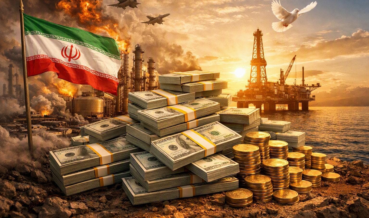 إيران تعلن 18 مليار دولار من مبيعات النفط خلال الحرب والهدنة