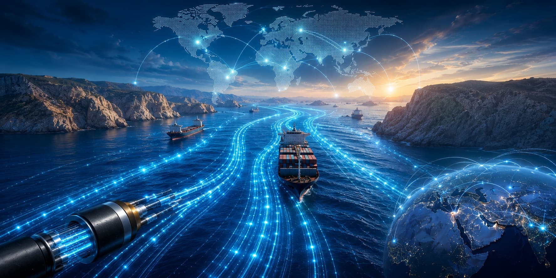 إيران تقترح تحويل مضيق هرمز إلى مصدر دخل من كابلات الإنترنت