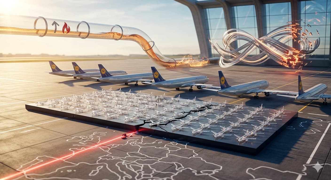 لوفتهانزا تلغي 20 ألف رحلة صيفية لمواجهة الارتفاع القياسي في تكاليف الوقود