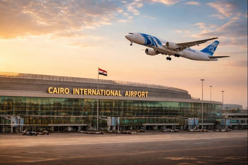 مصر تطلق أول خط جوي دولي من العاصمة الإدارية الجديدة 