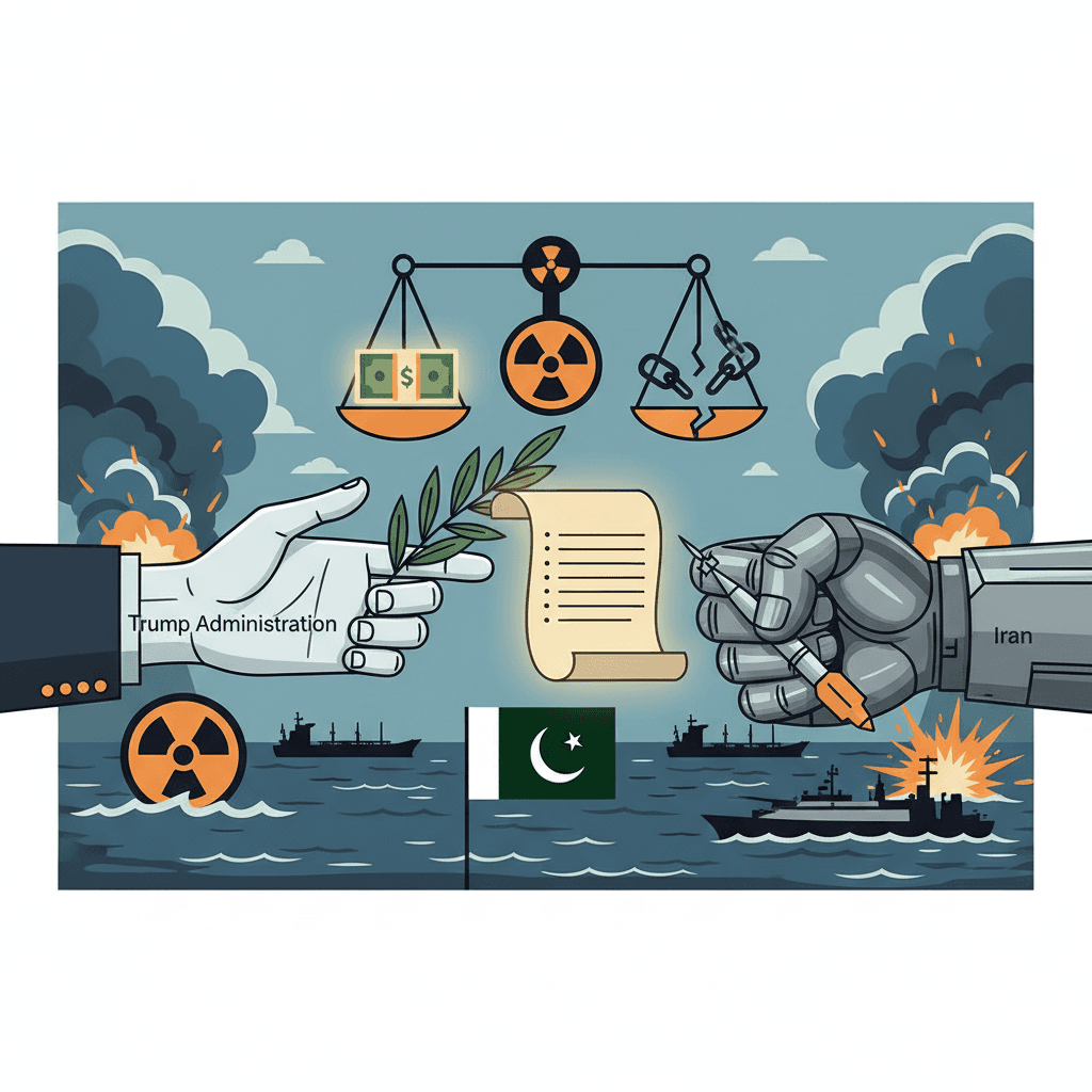 مقترح أميركي للسلام من 15 بنداً يقابله تخفيف إيران القيود على مضيق هرمز