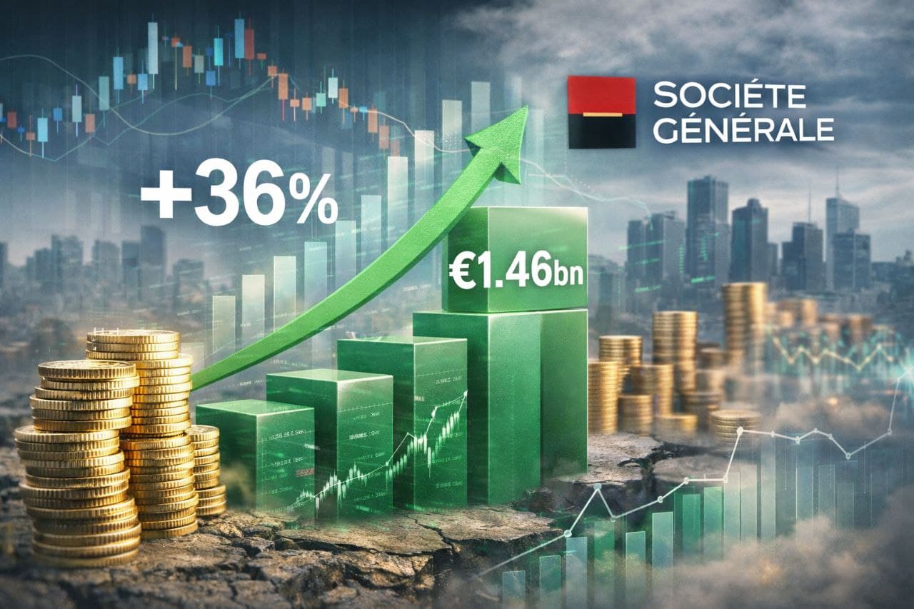 سوسيتيه جنرال يطلق برنامج إعادة شراء أسهم بقيمة 1.77مليار دولار بعد أرباح قوية