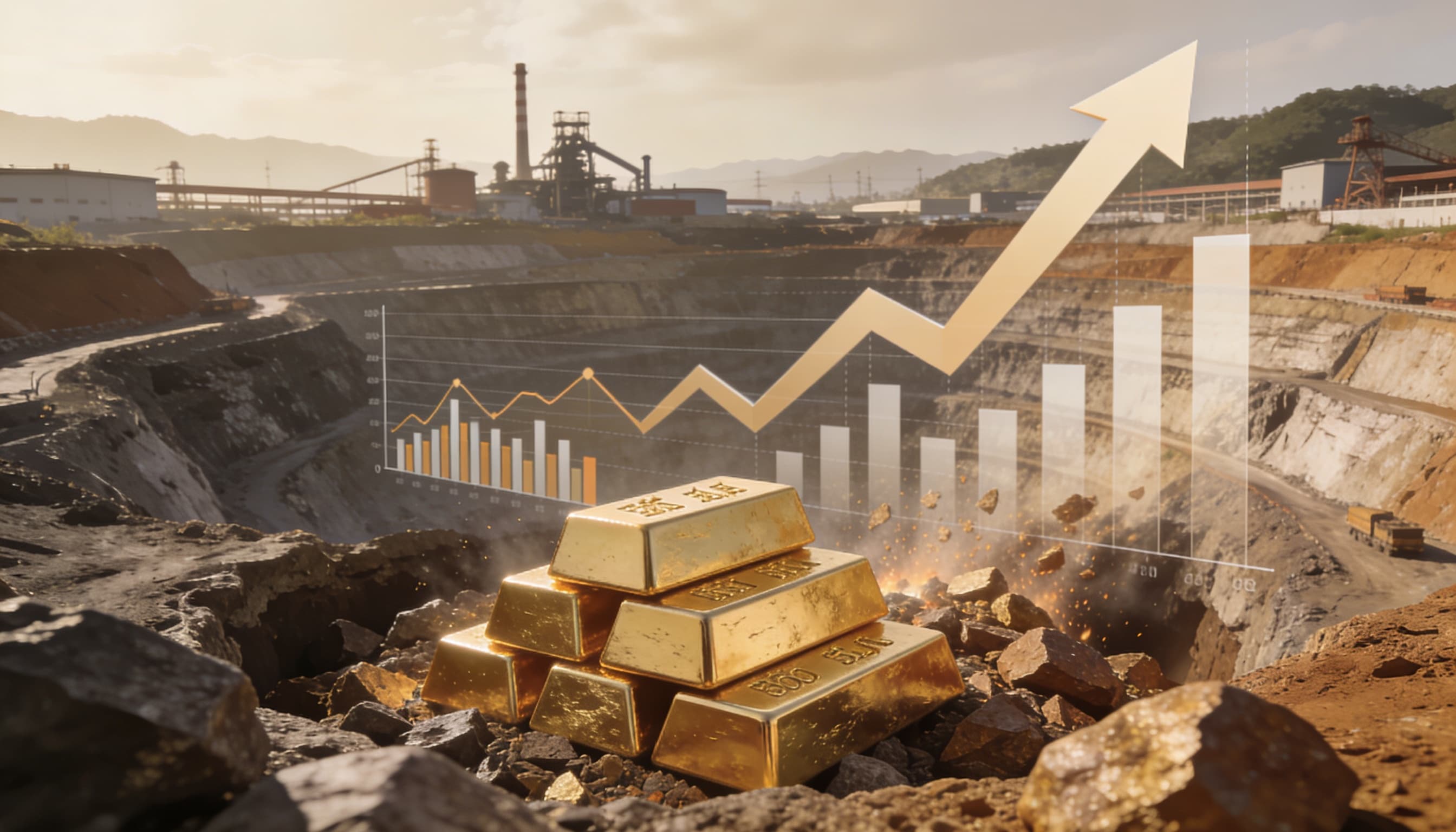 Zijin ترفع هدف إنتاج الذهب إلى 140 طنًا بحلول 2028