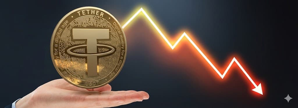  هبوط "تيثر" مع صعود إجمالي العملات المستقرة في السوق العالمية