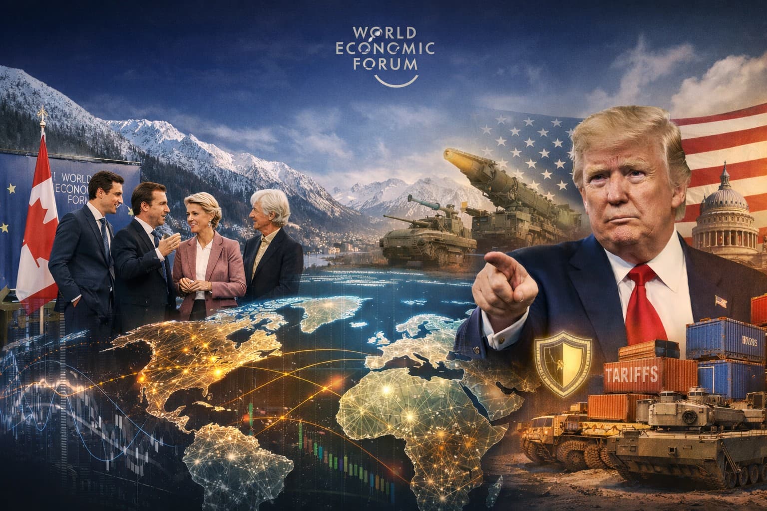 دافوس 2026 | كيف أعادت أوروبا وكندا رسم خرائط الاقتصاد والأمن والسياسة في مواجهة ترامب