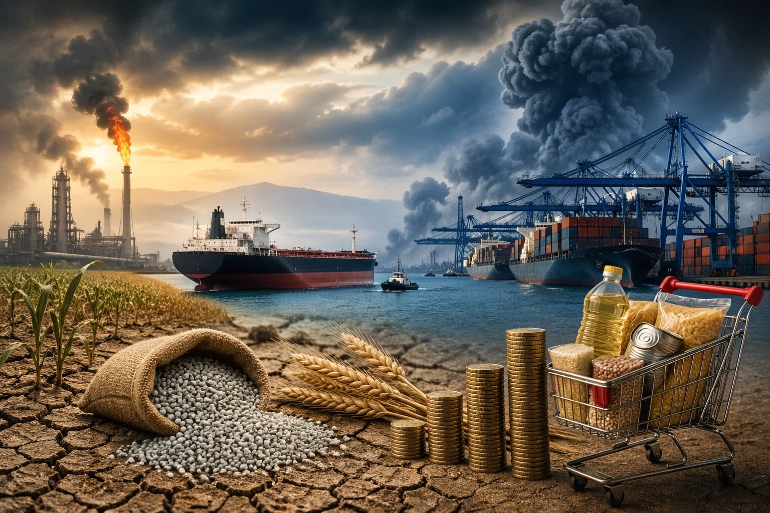 الحرب على إيران تربك سلاسل الغذاء العالمية وترفع مخاطر الجوع