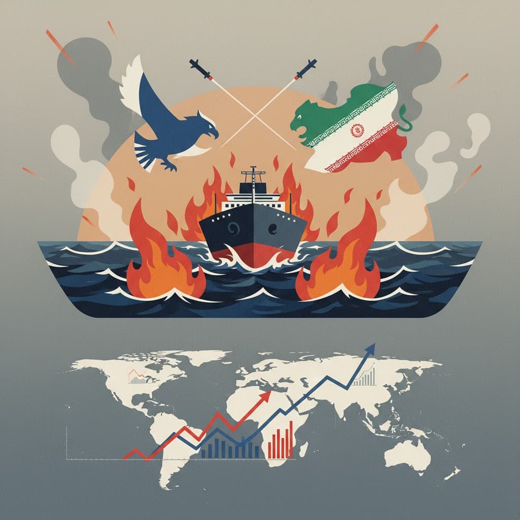 النفط يستهل الأسبوع بقفزة كبيرة الاثنين مع تصاعد التوترات في مضيق هرمز