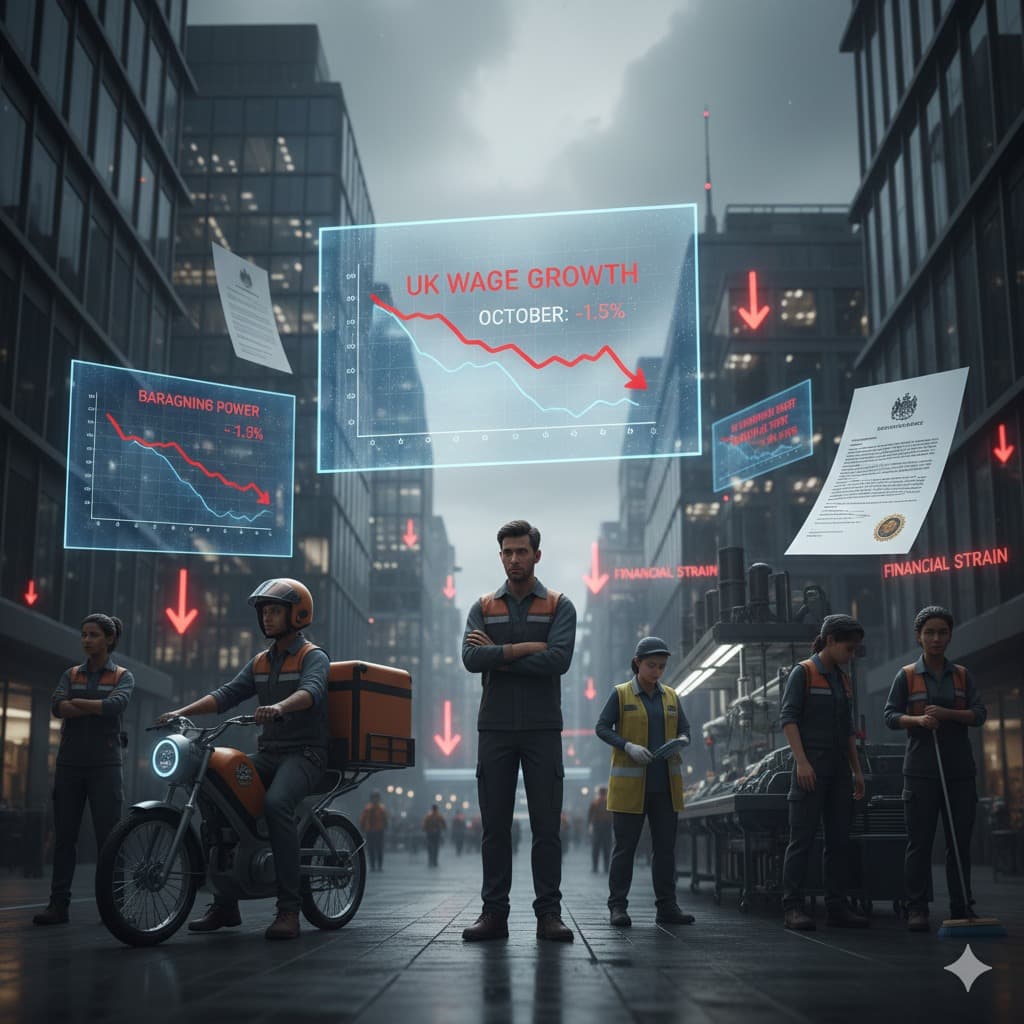  تباطؤ نمو الأجور للعمال الأدنى أجراً في بريطانيا مع تراجع سوق العمل