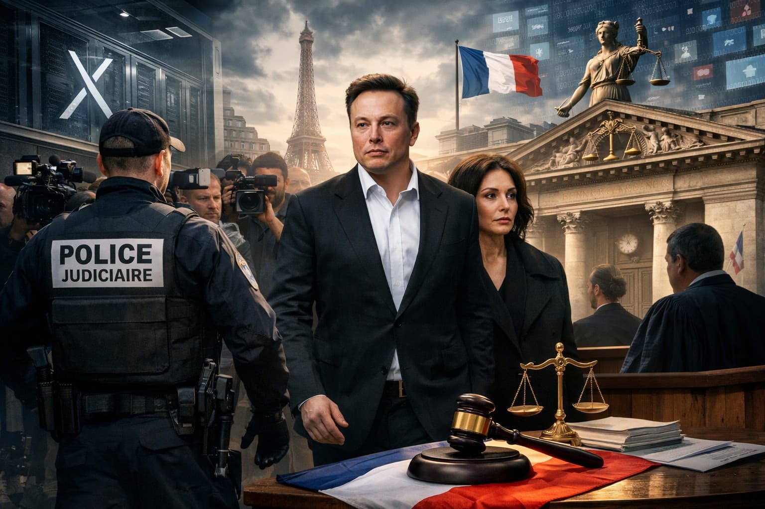 إيلون ماسك يمثل أمام القضاء الفرنسي في قضية تتعلق بمنصة إكس