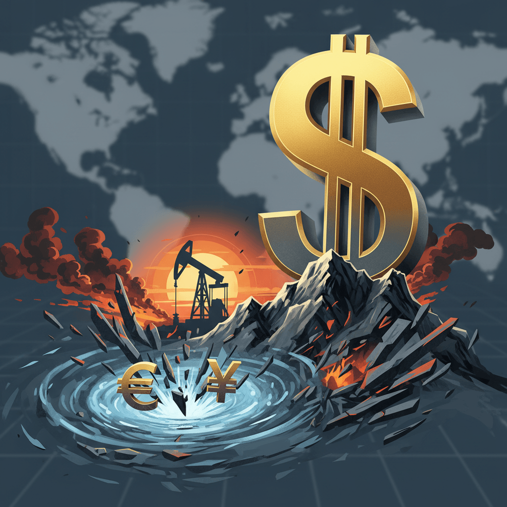 Dollar Climbs to One-Year High Amid Middle East Tensions