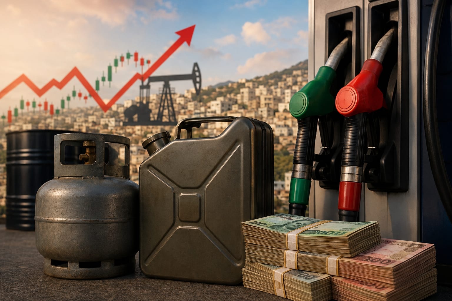 ارتفاع جديد لأسعار المحروقات في لبنان ai