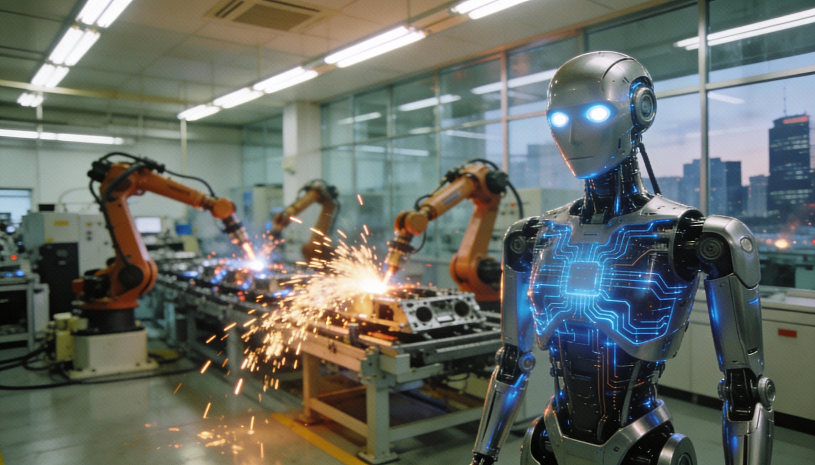 روبوتات شبيهة بالبشر مدعومة بالذكاء الاصطناع (AI)