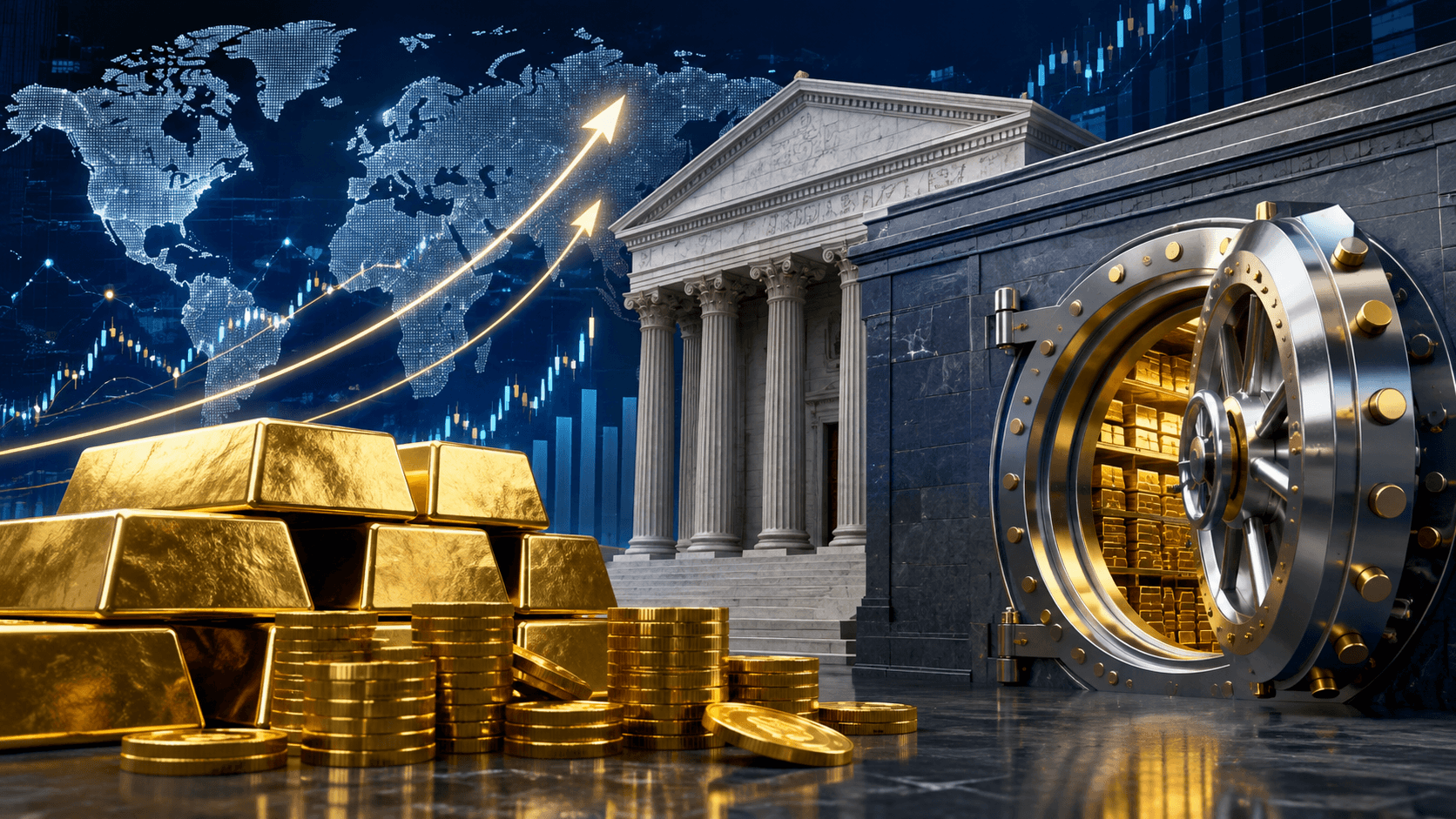 الذهب يعزز حضوره في احتياطيات البنوك المركزية العالمية
