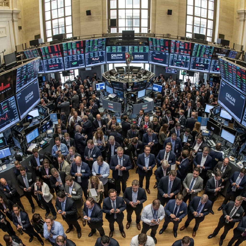 بورصة ومستثمرين ai 