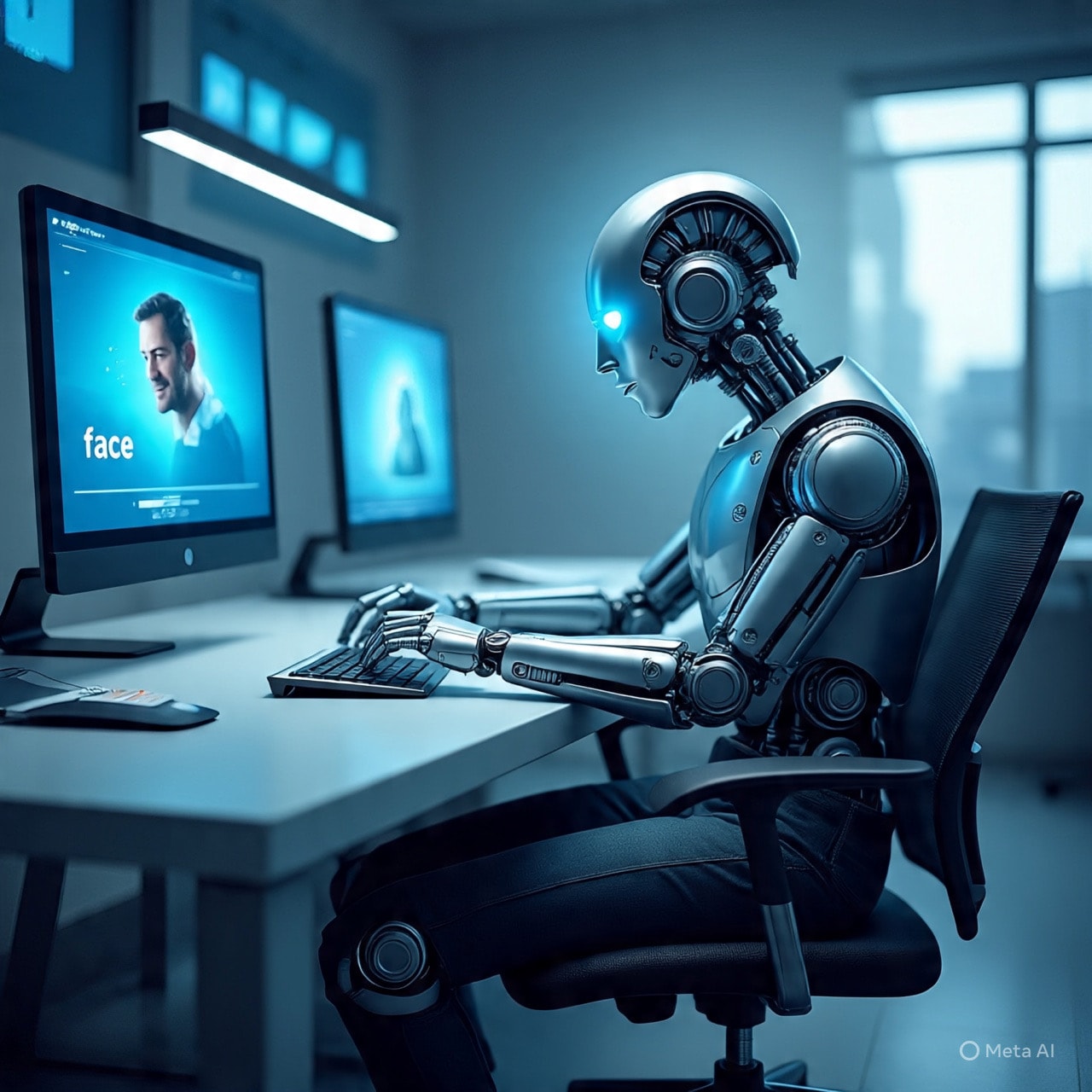 روبوت يحل مكان الرئيس التنفيذي (ai)