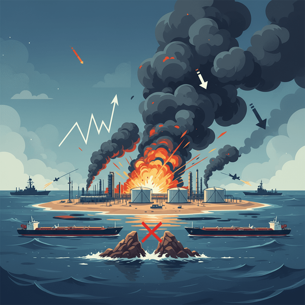 Kharg Island Attack Intensifies Mideast Oil Supply Concerns