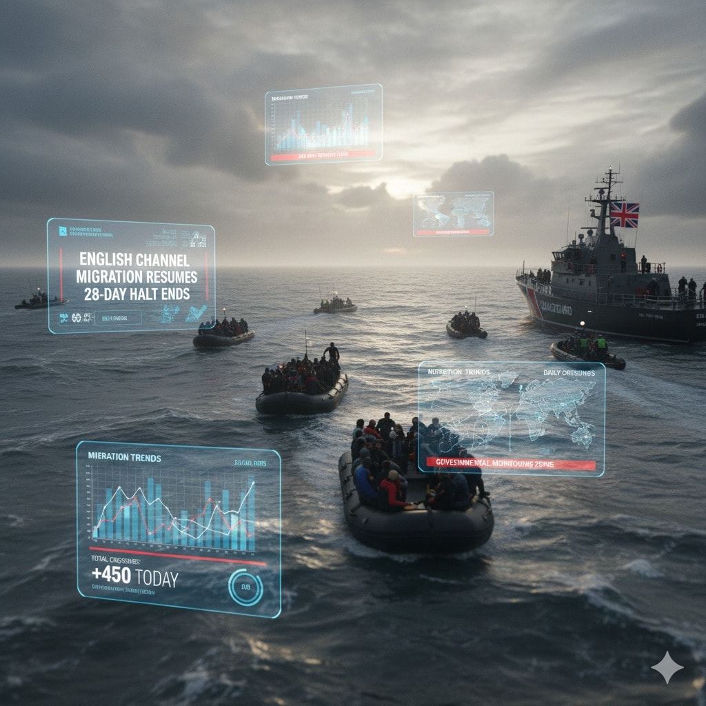 عودة الهجرة عبر القناة الإنجليزية (Ai)