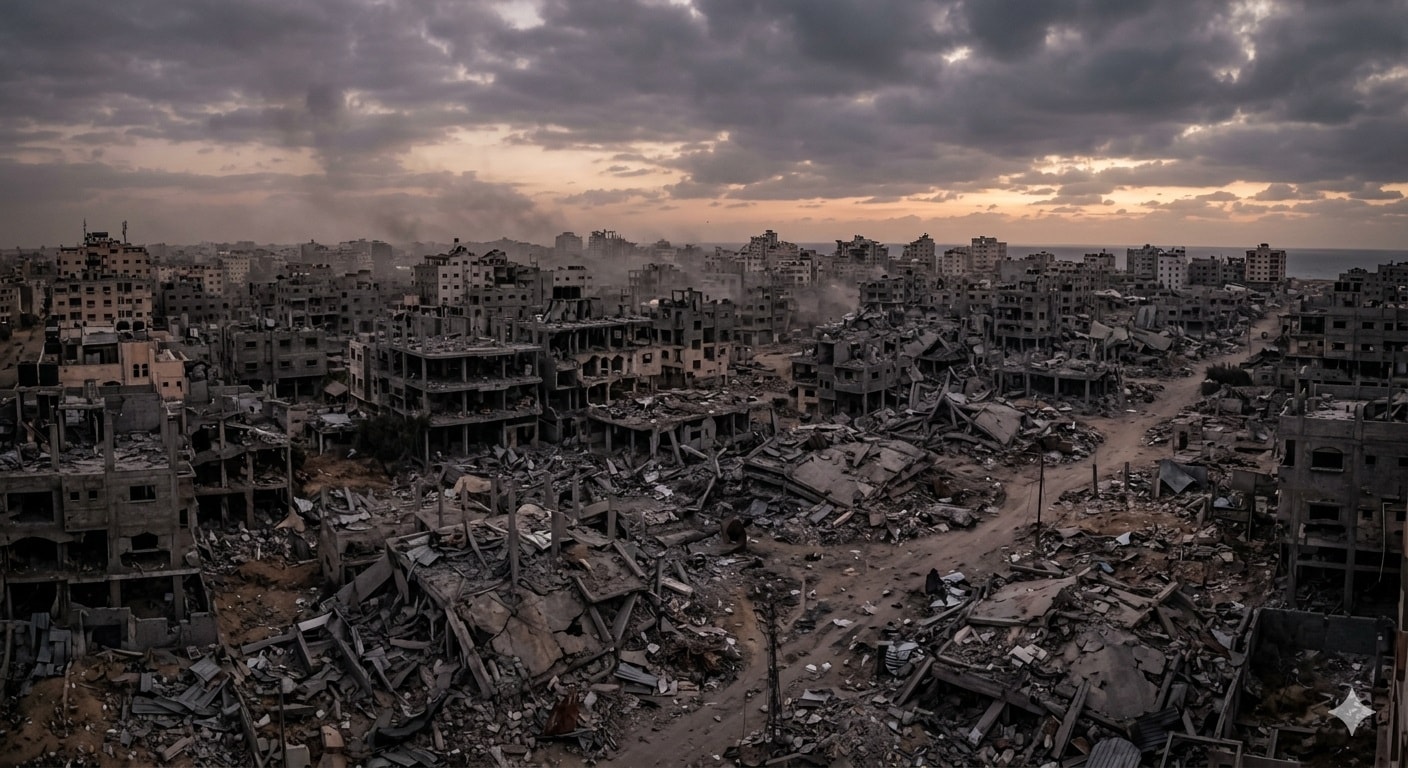 غزة تحتاج 71 مليار دولار لإعادة الإعمار(AI)