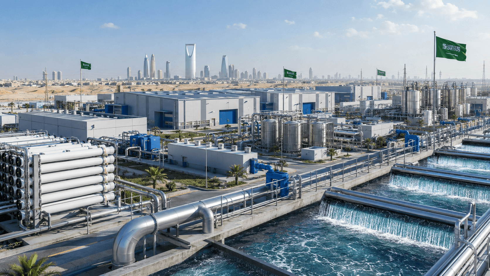 مصانع وطنية تدعم توسّع صناعة المياه في السعودية