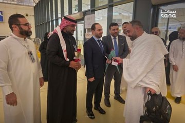 انطلاق أولى رحلات الحجاج السوريين من دمشق إلى جدة لموسم 2026 (سانا)