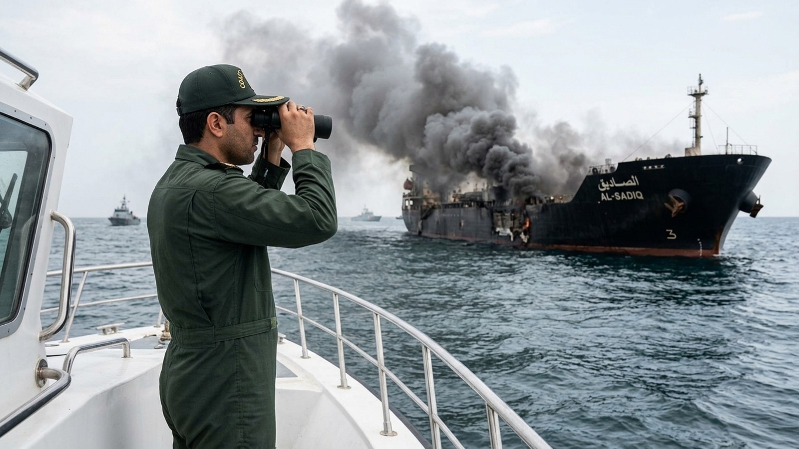 Maritime Risks Escalate as Third Tanker Catches Fire Near Strait of Hormuz