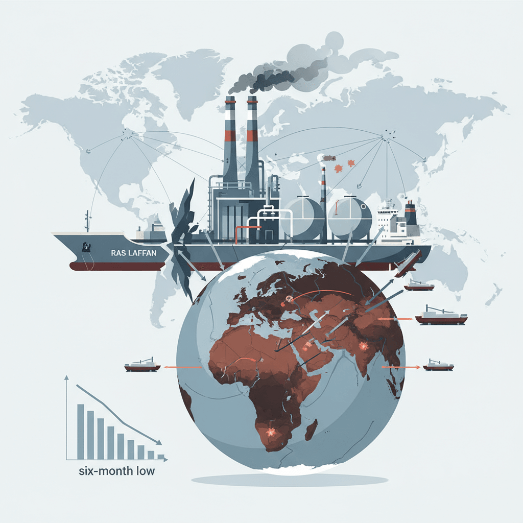 Middle East Conflict Disrupts Global LNG Supply Chains, Driving Down Exports