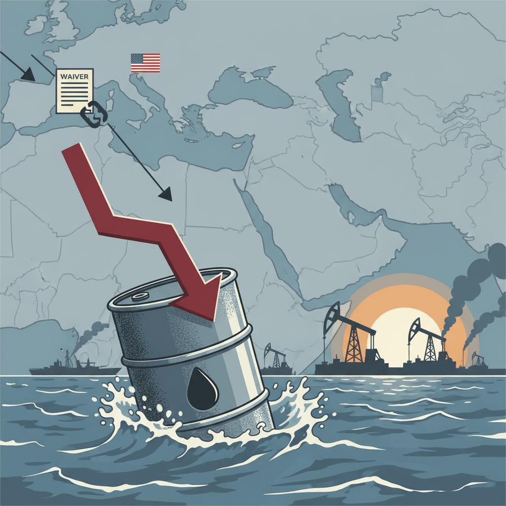 Oil Prices Dip After US Sanctions Waiver Amidst Middle East Tensions