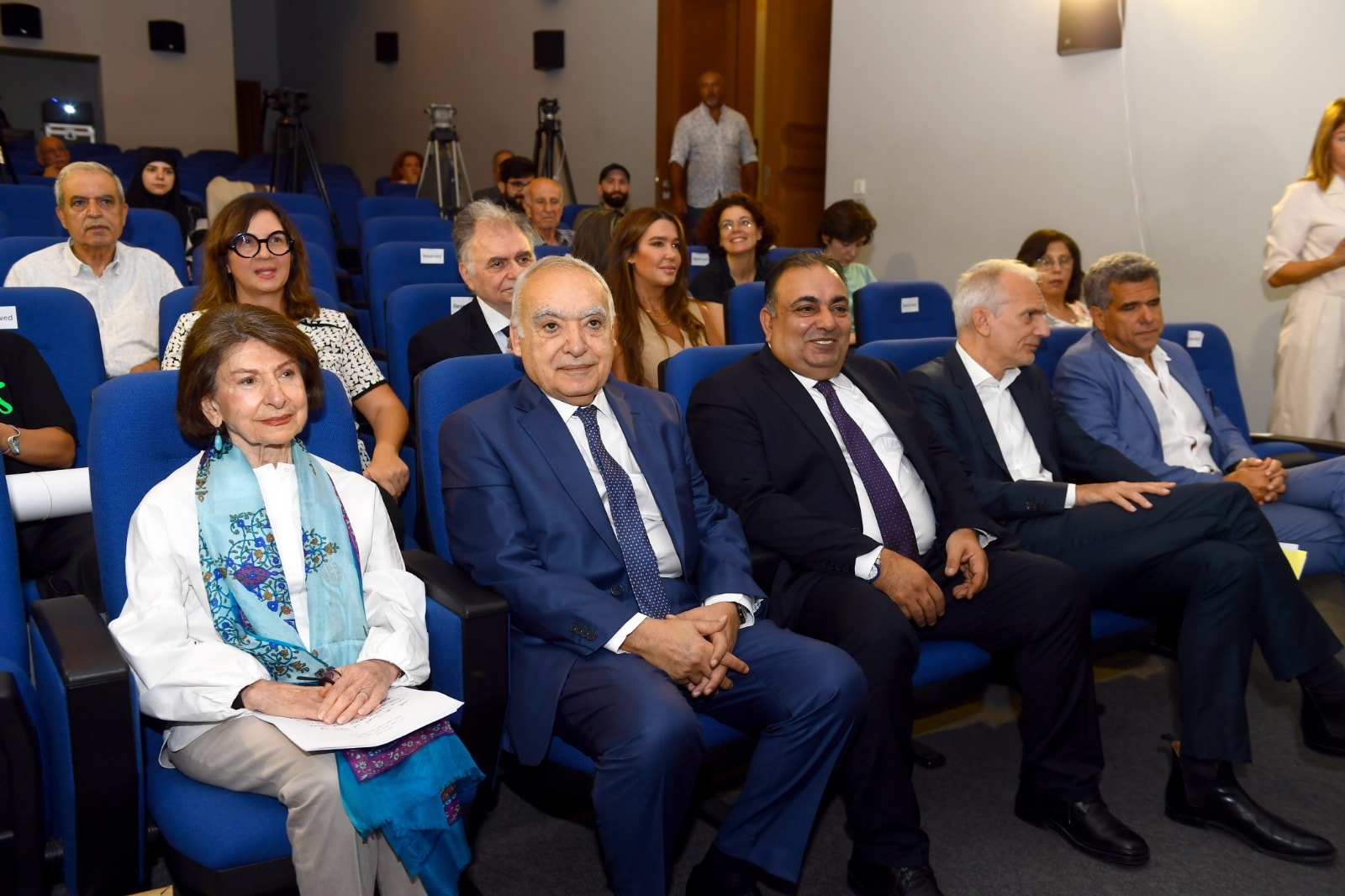 خلال المؤتمر الصحافي لمعرض الكتاب