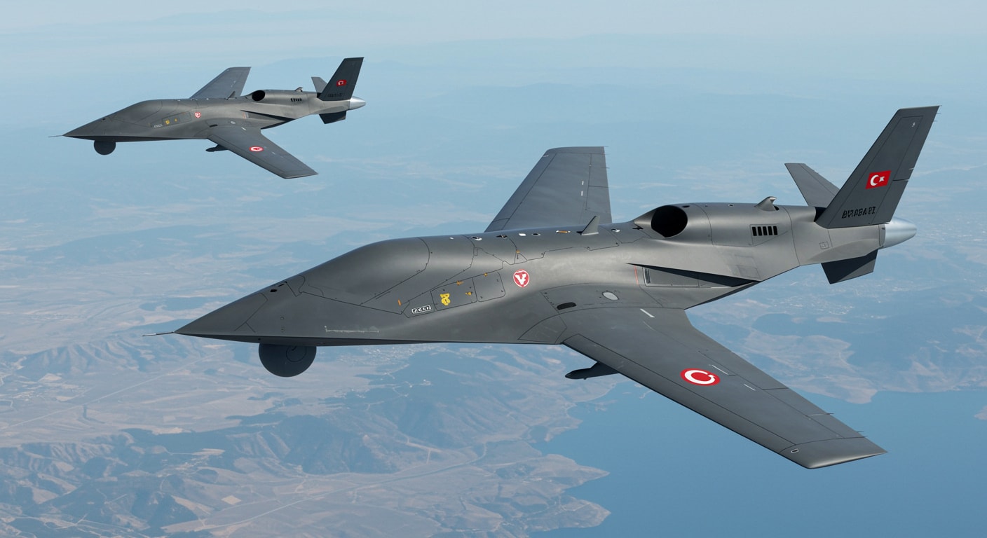 أول طيران تشكيل ذاتي بين مقاتلتين مسيّرتين (Ai)