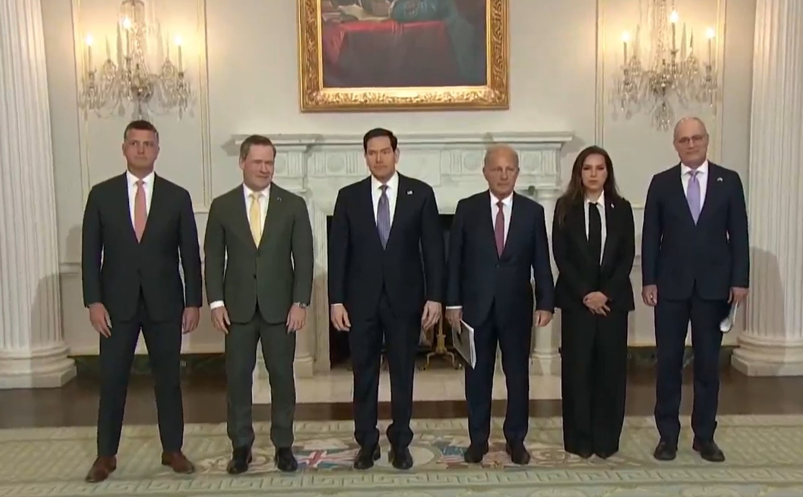 مفاوضات لبنان وإسرائيل في وزارة الخارجية الأميركية، واشنطن، 14 نيسان 2026 (إكس)