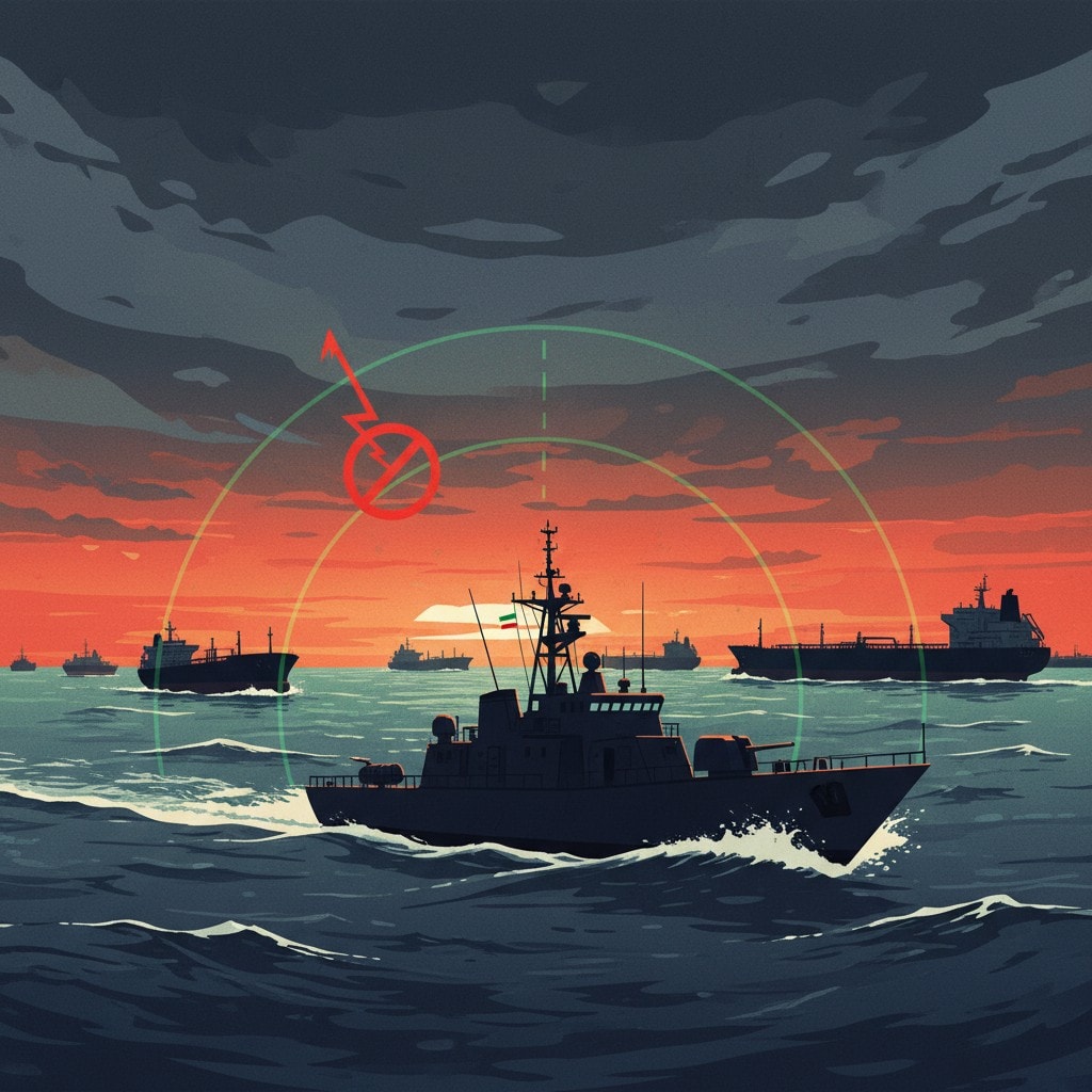 Iranian Revolutionary Guard Issues Warning to Ships Near Strait of Hormuz