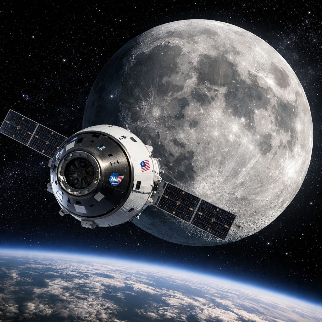 مركبة أوريون التابعة لناسا تحلق في المدار استعدادا لمهمة أرتميس للهبوط على القمر