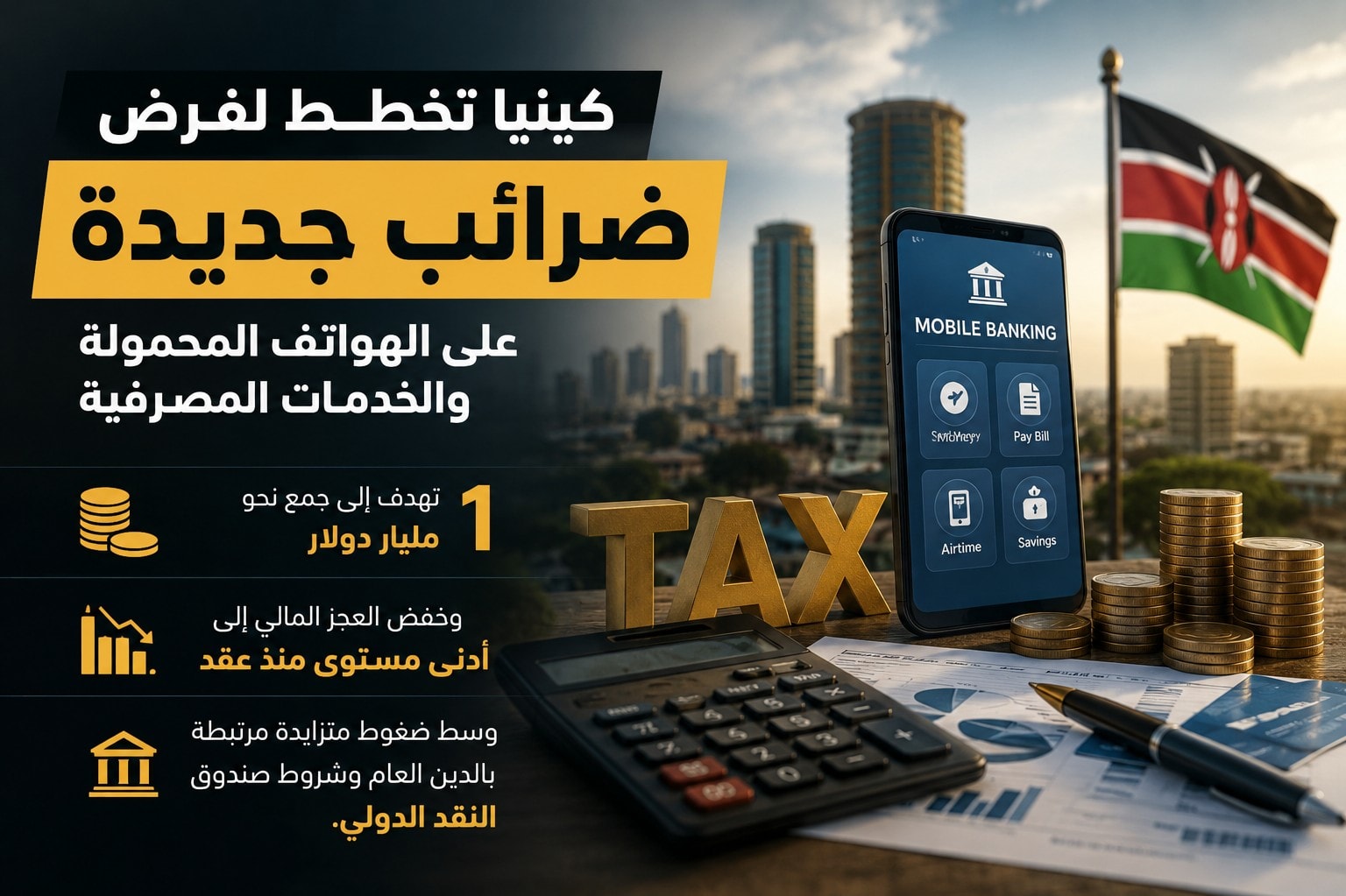 كينيا تفرض ضرائب جديدة - سنيب