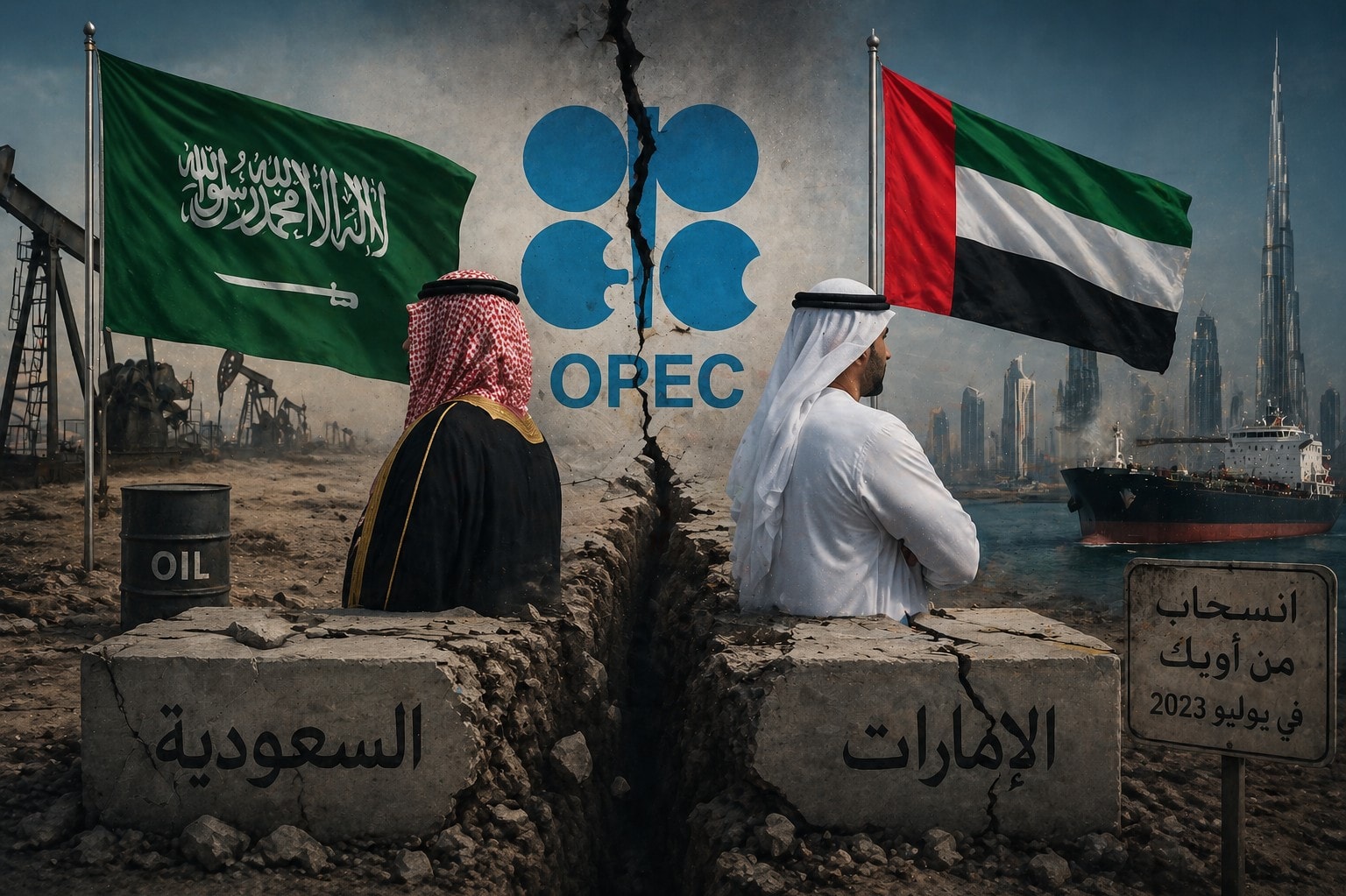 انسحاب الإمارات من أوبك وتصدع العلاقة مع السعودية - سنيب