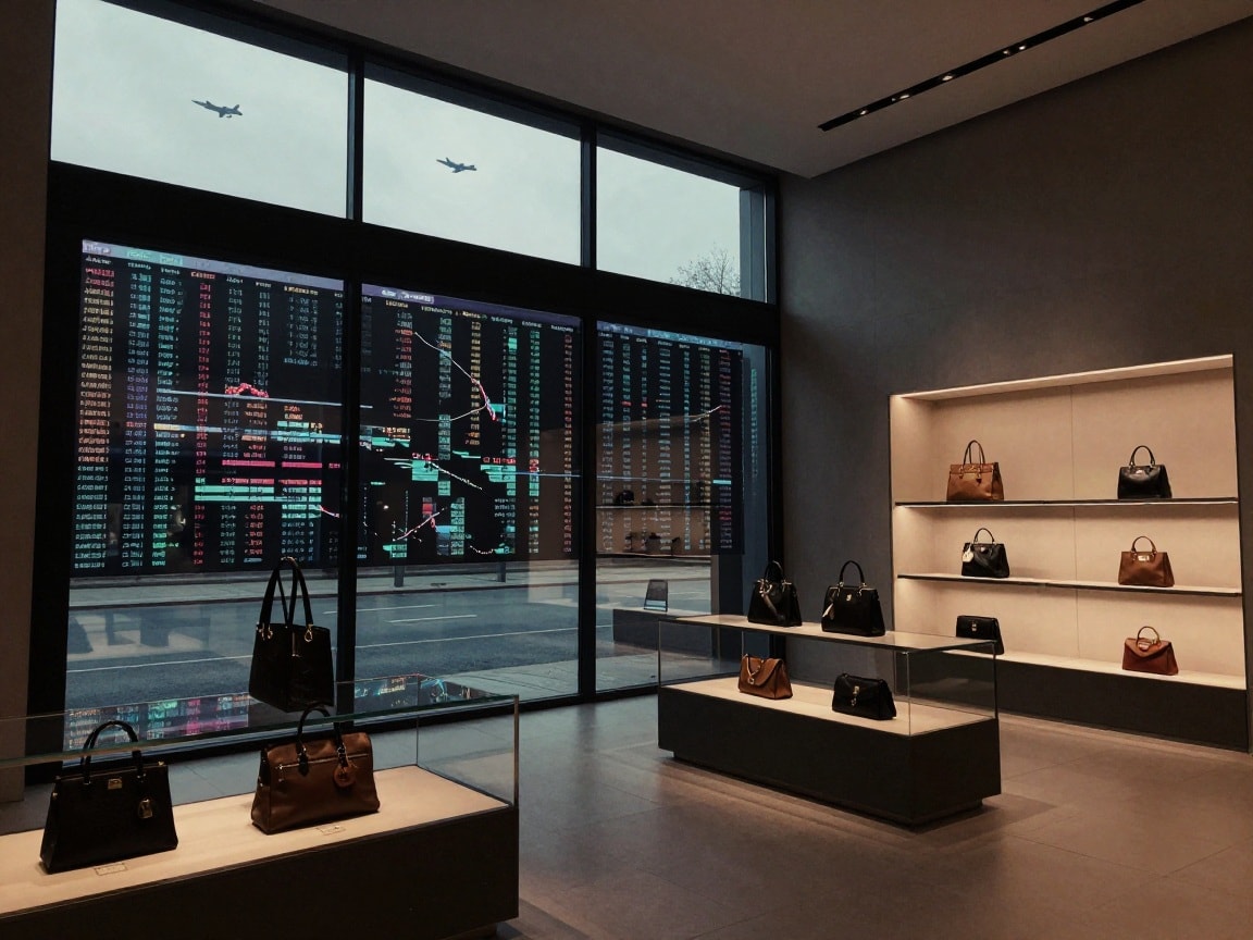 متجر لبيع الحقائب الفاخرة AI