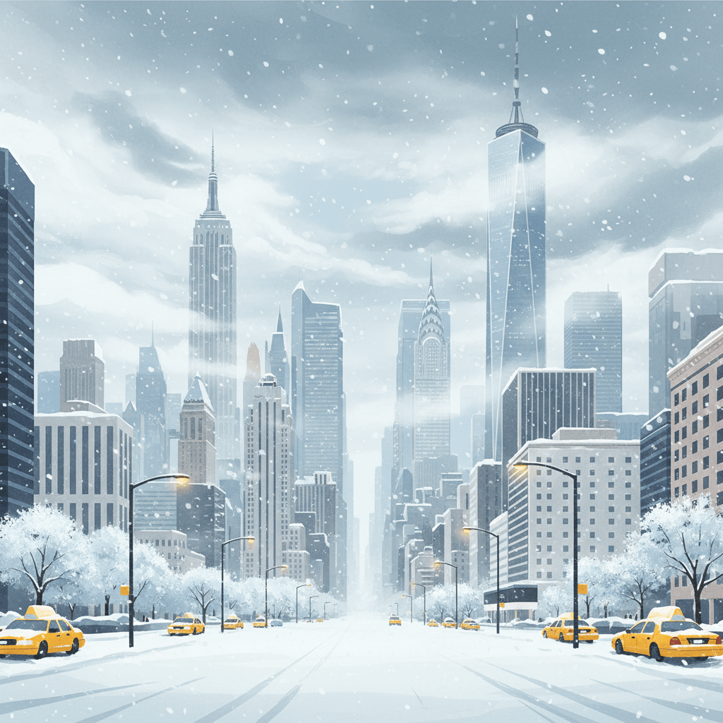 New York City Shuts Down as Blizzard Conditions Descend